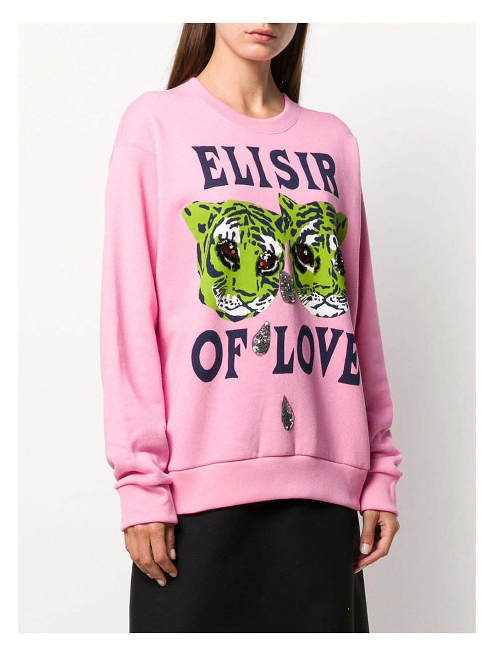 gucci古驰女装棉质老虎印花运动衫女士长袖卫衣469250xjbi593815901