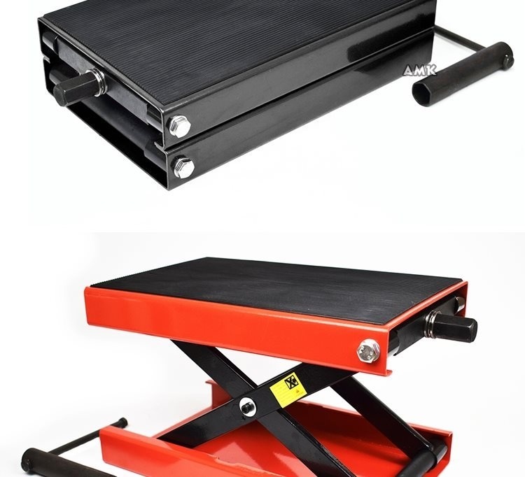 小型家用液压升降机器便携式手摇移动起重工具摩托车升降平台手动沁岑