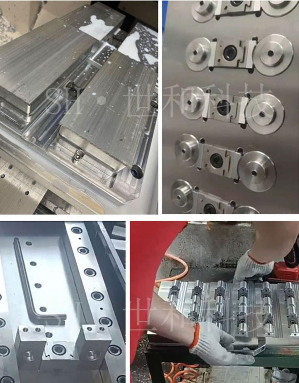 ok夹具工装cnc加工中心膨胀内撑夹紧器斜压板块单双侧面固定虎钳shl