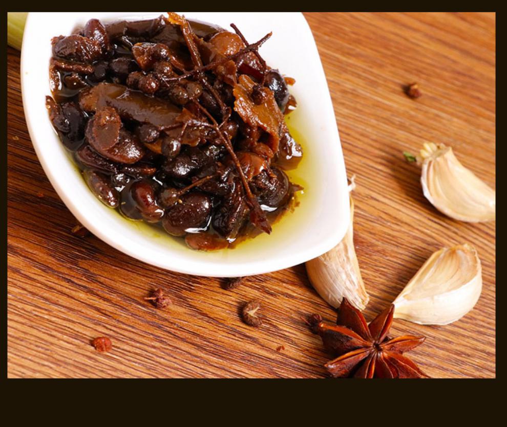 临沂八宝豆豉沂蒙特产八宝豆鼓4坛酱菜坛礼盒惟一斋豆豉坛【图片 价格