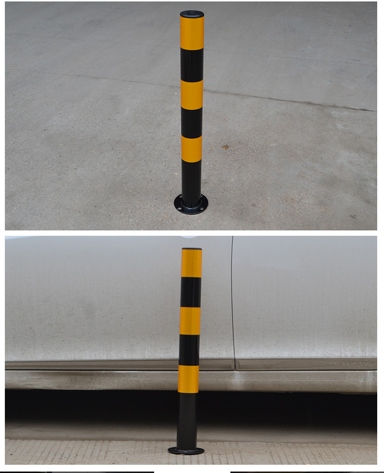 钢管警示柱隔离柱固定路桩立柱分道口柱广场挡车加厚道路防撞固定立柱
