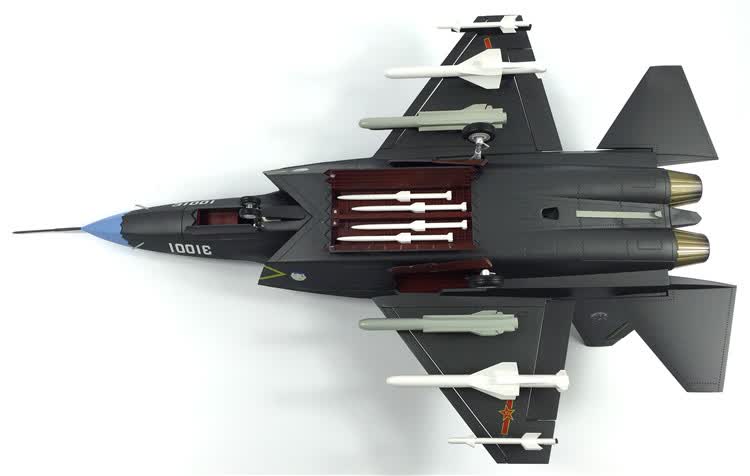 1:72/1:48歼31飞机模型仿真合金j-31战斗机军事模型战斗机模型 1:72