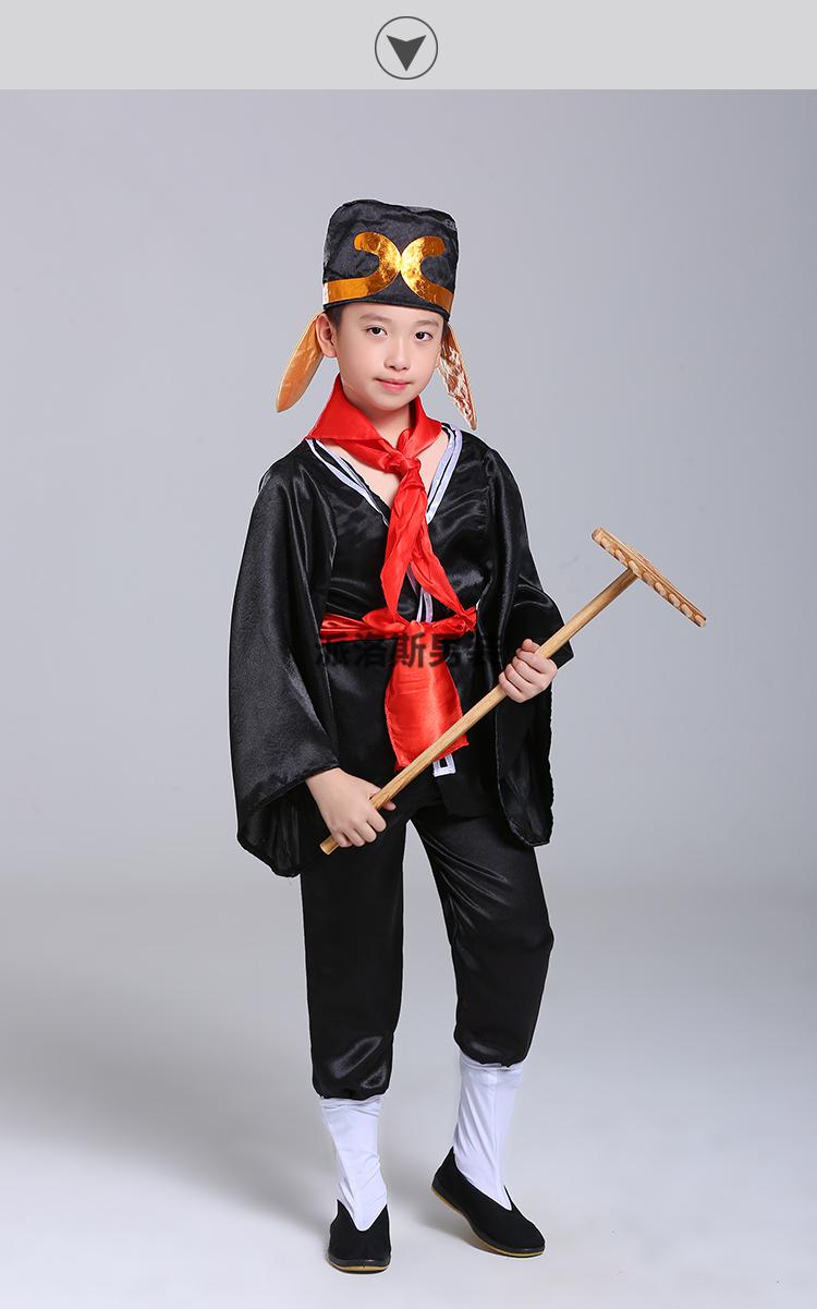 猪八戒服装道具演出服装儿童西游记猪八戒演出服八戒角色扮演服装耙子