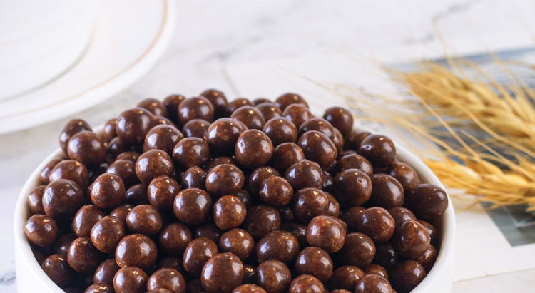 巧克力怀旧小零食脆心巧克力豆小颗粒袋装休闲食品麦丽素1200克60袋