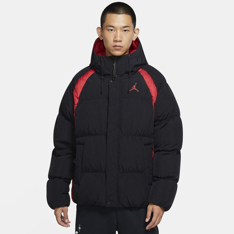 nike耐克棉服外套冬季新款连帽jordan保暖运动服da9807010l