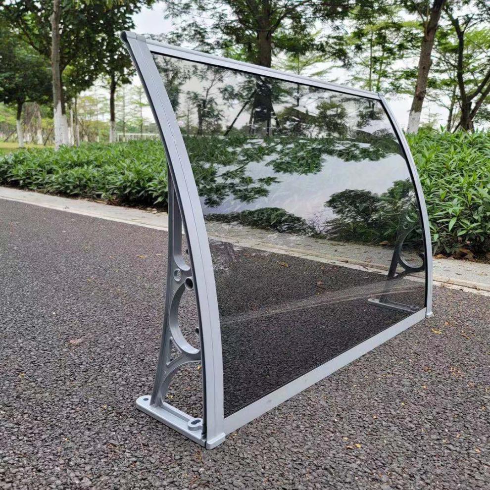 雨棚屋檐遮雨棚户外窗户阳台空调防雨挡雨遮阳棚铝合金家用雨搭子塑钢