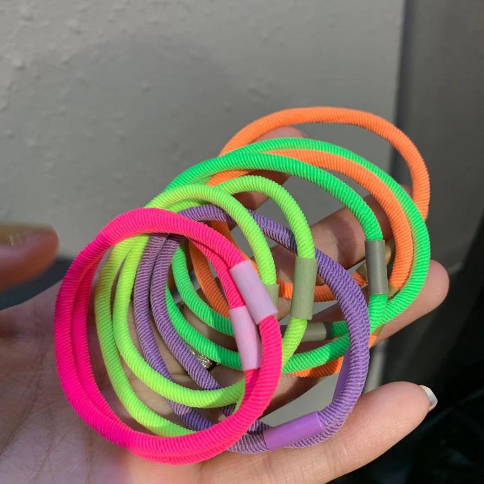 橡皮筋头绳大人发圈日韩系橡筋扎头发质量好扎高马尾的皮筋女粗色简约