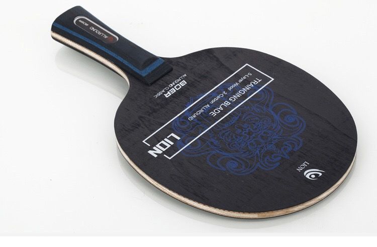 波尔乒乓球拍芳碳底板短柄直拍长柄横拍碳素拍横版