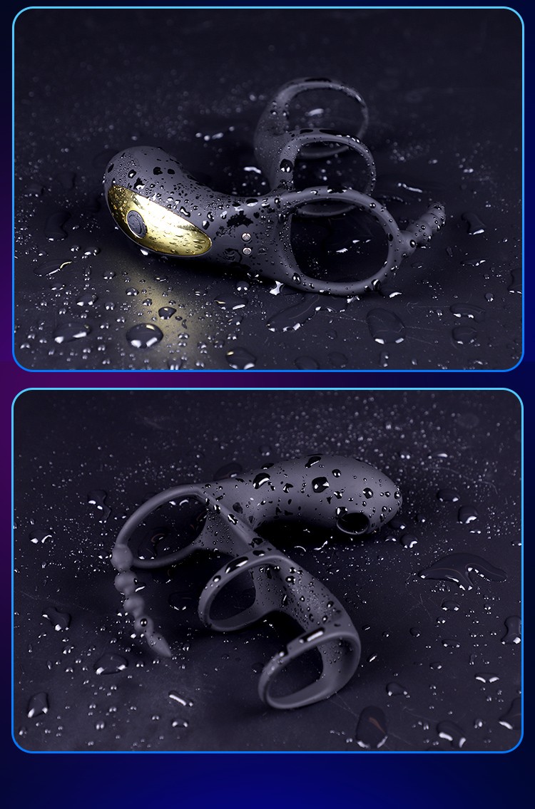 锁精环隐形延时环持久震动环男女房事共用自慰器sm情趣用品调情玩具