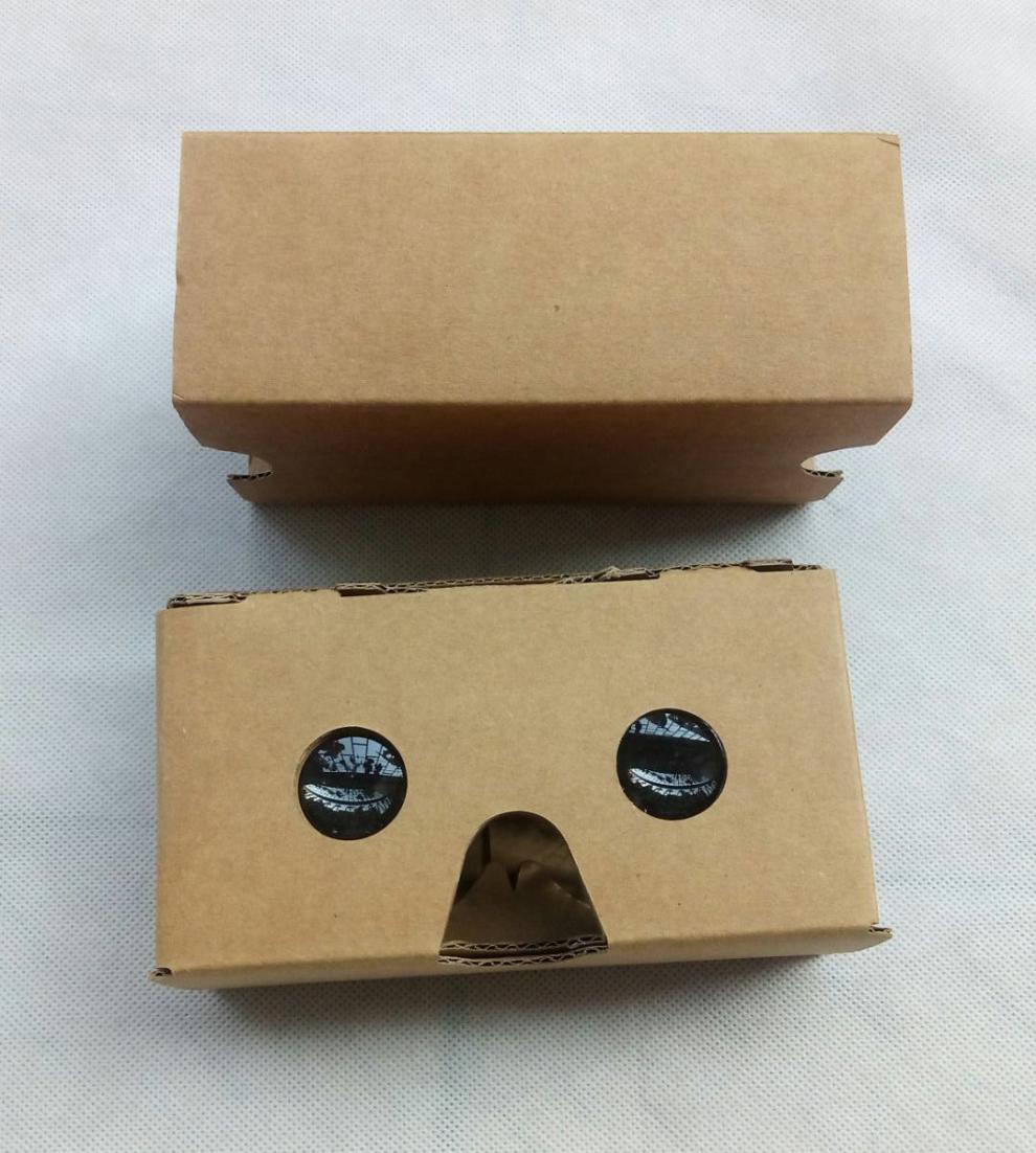 google cardboard谷歌纸盒3d眼镜cardboard2代手机vr虚拟现实眼镜 乳
