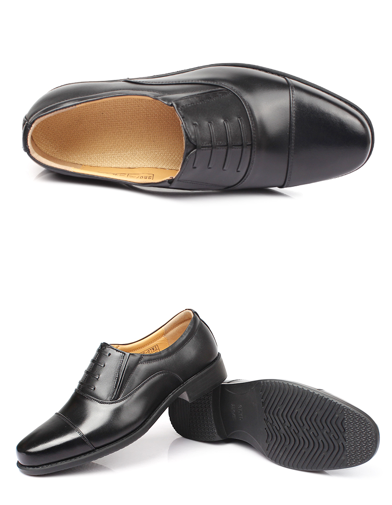 特战队校尉皮鞋际华三接头3515厂牛皮鞋真皮老式正装强人夏季透气男士