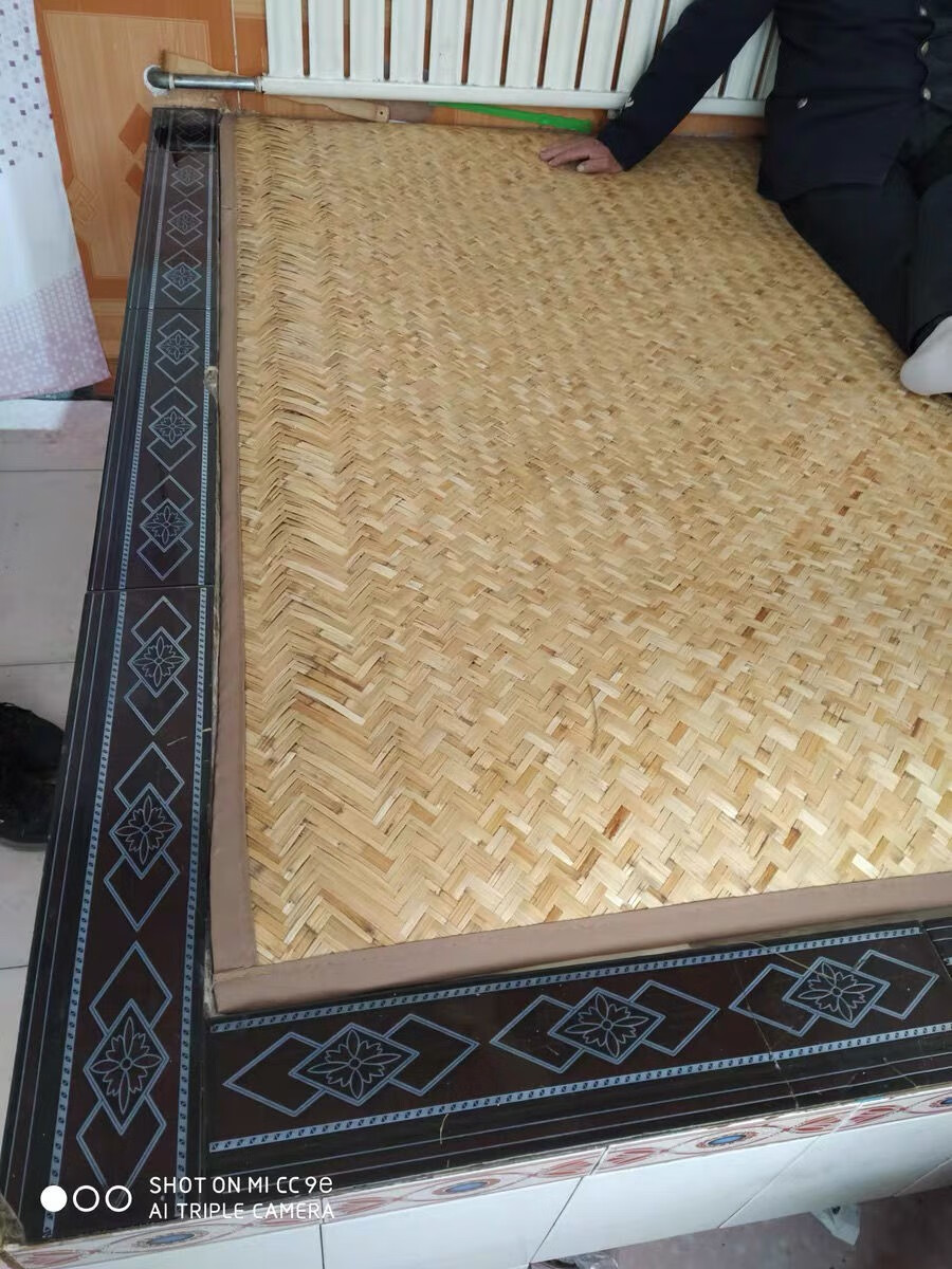 炕席家用农村耐高温精品炕席家用农村土东北火炕席耐高温订做草编精品