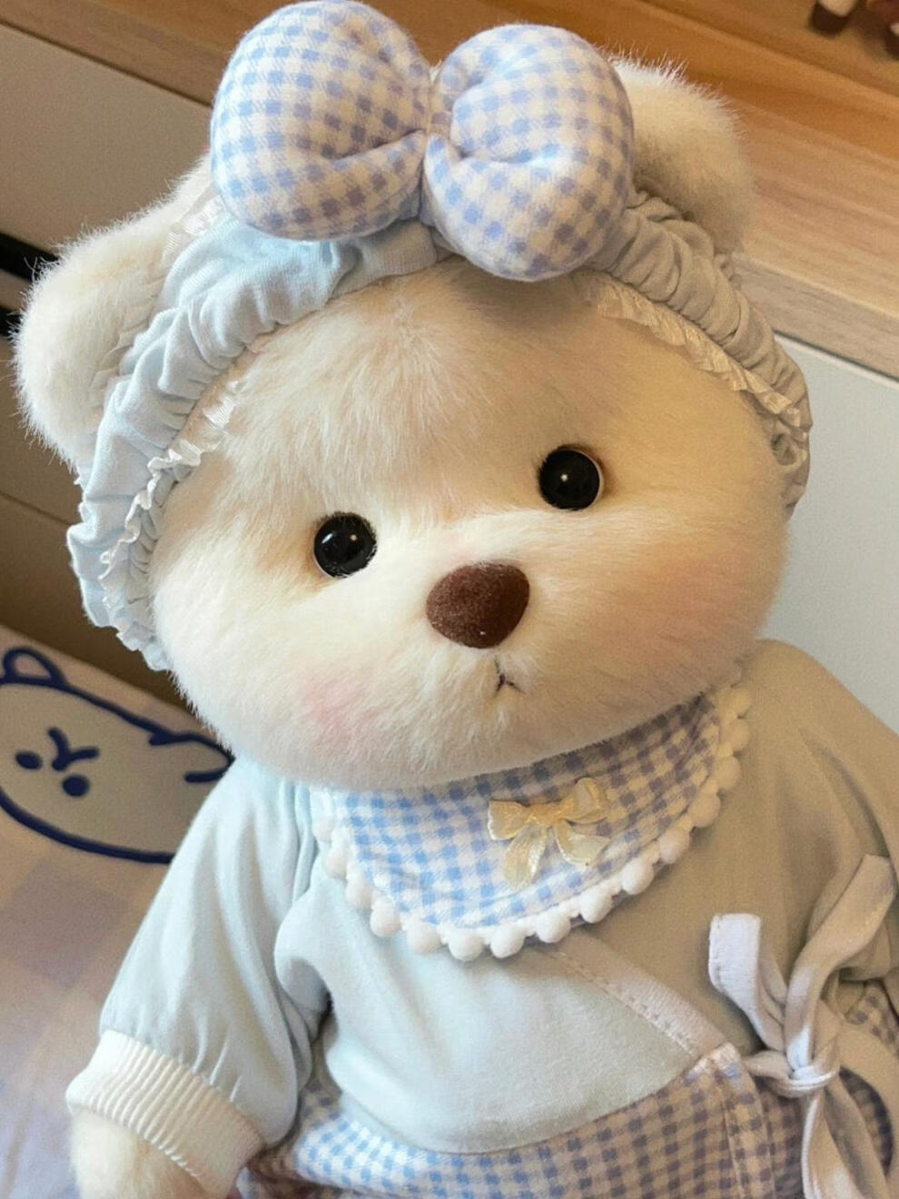 【jd精选】莉娜熊公仔衣服莉娜小熊毛绒玩具丽娜熊玩偶娃娃手工蒂娜熊