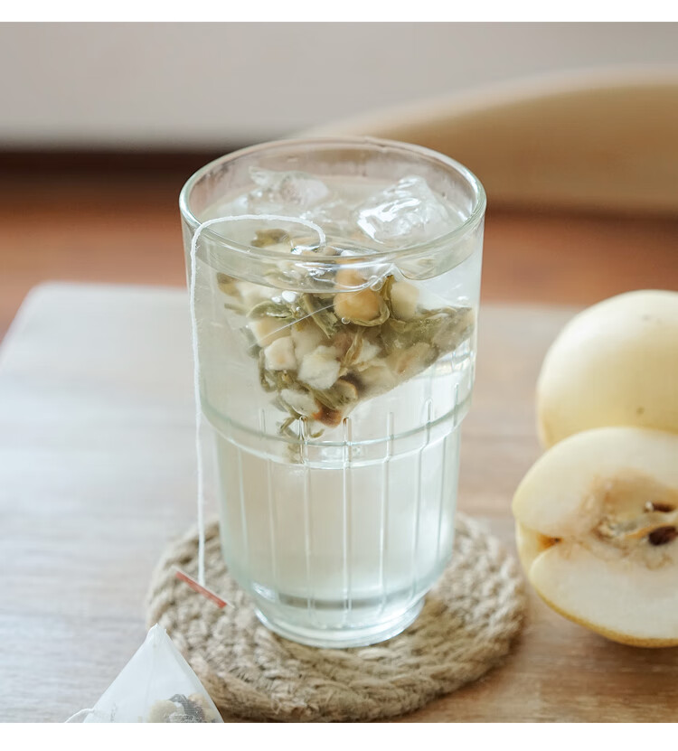 甜梨茉莉茶冷泡花果茶组合型花茶三角茶包冲饮盒装甜梨茉莉茶