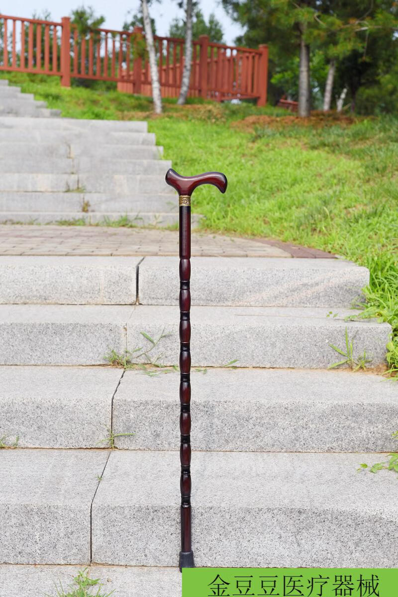霖盛美老人拐杖实木防滑拐棍木质拄手棍手杖木头老年人捌杖轻便木制拐