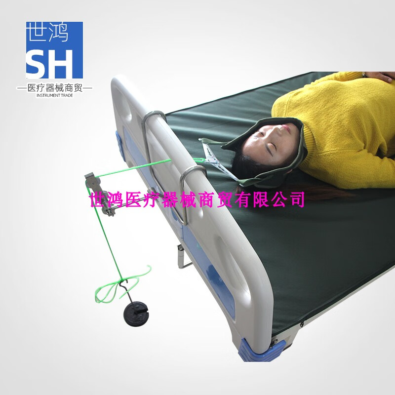 家用滑轮床头牵引架颈椎腰椎突出腿部下肢牵引拉伸器吊砖架喷塑床头