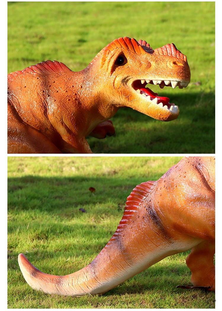 玻璃钢仿真恐龙小型大型动物装饰仿真玻璃钢恐龙摆件房地产公园商场