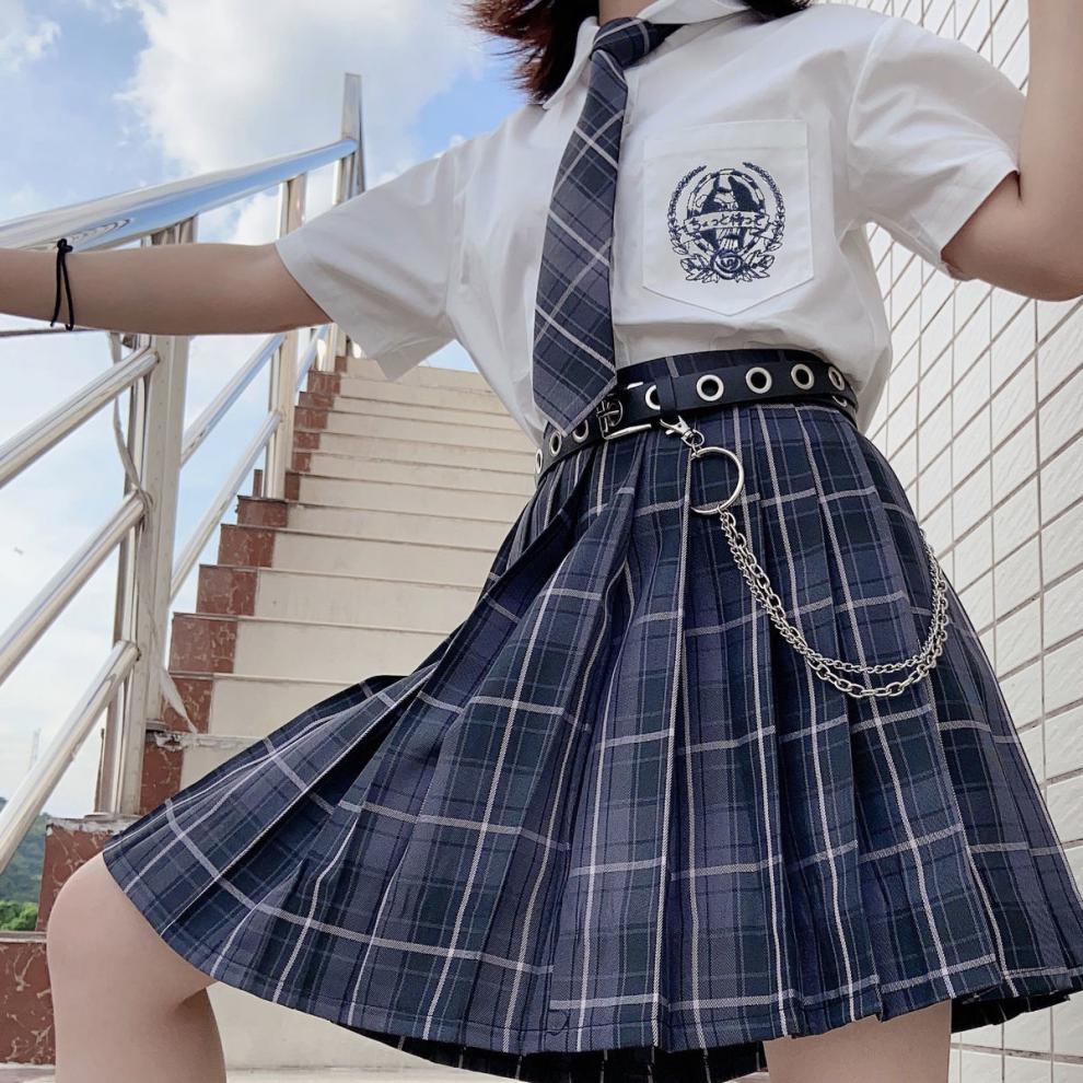 【京选品质】步雳理想电竞少女jk制服套装格裙百褶裙学生jk制服裙子