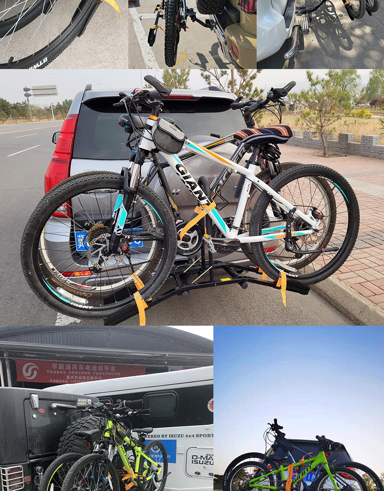 【入冬新品】自行车挂架汽车 汽车车载自行车架后挂架后备箱suv车尾方