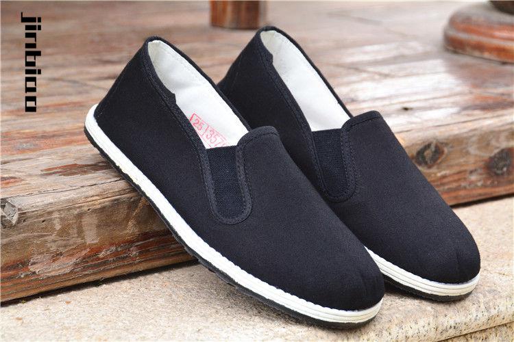 晋彪民路宝布鞋男鞋军单特大号46 47 48加大码黑色工作鞋劳保鞋老北京