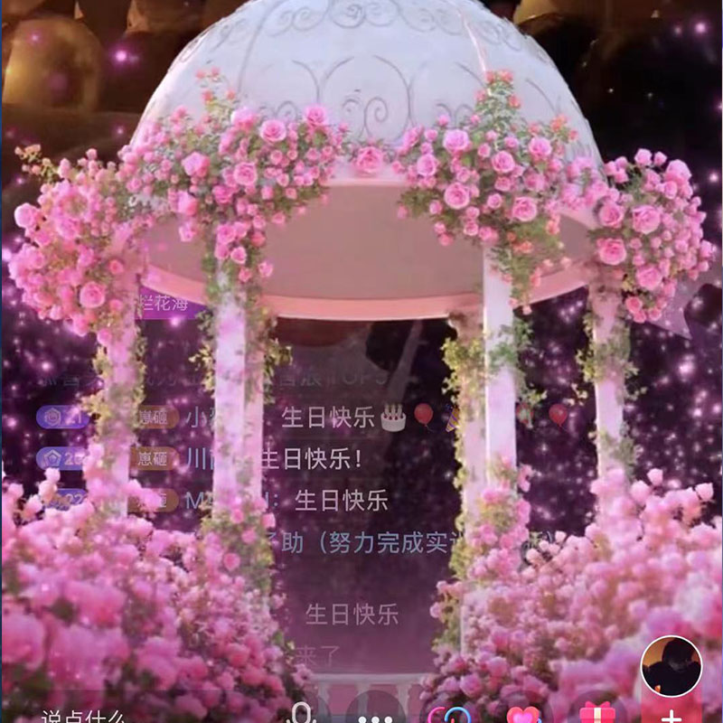 抖音直播盲盒礼物闪耀城堡花海秘境巡游嘉年华一郊游星海海盗船 香槟