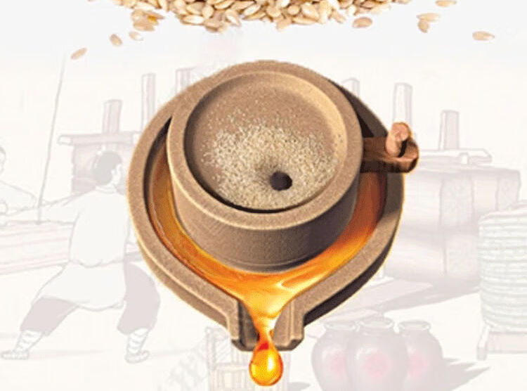 21年新芝麻石磨纯香油河南农家现磨自榨小磨麻油正宗芝麻油 芝麻香油