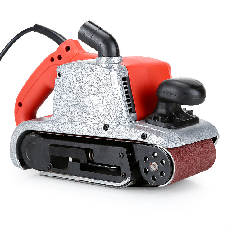 坦克4寸大功率砂带机手提式砂光抛光机平面平板打磨机木工砂纸机 4寸