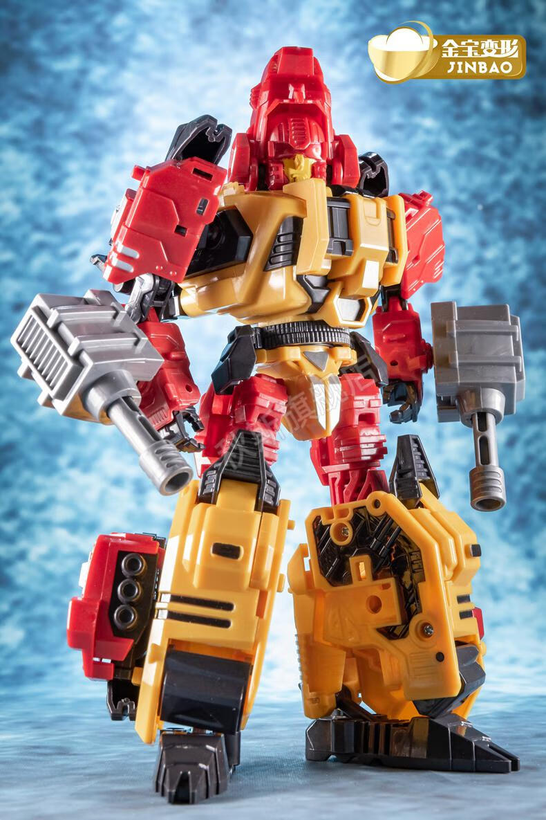 变形金刚金宝放大版原色冲云霄mmc组合变形玩具金刚五合体机器人模型