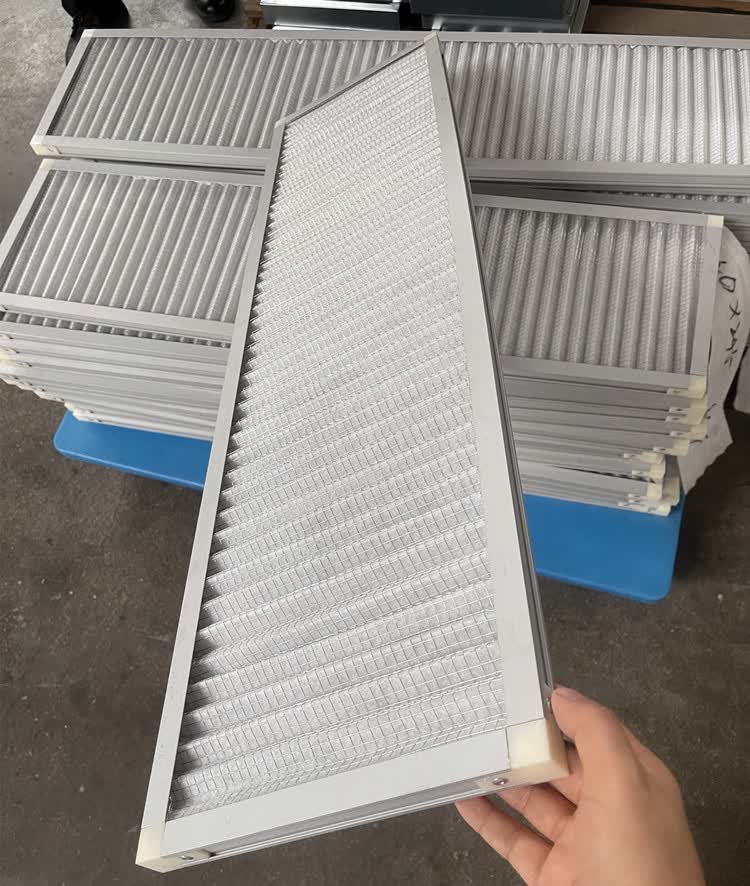 定做中央空调风口过滤网风口防尘网百叶回风口过滤网防虫防尘网 黑色