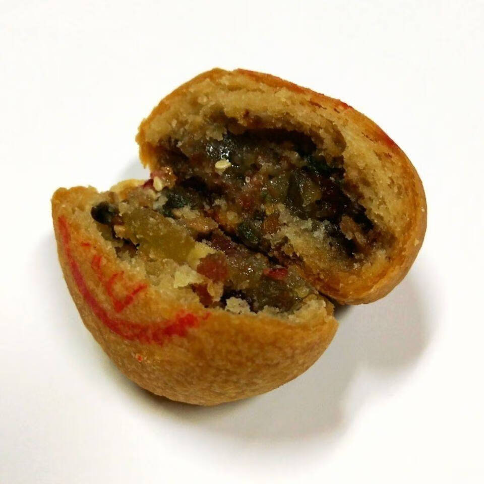 自来红月饼天津特产传统老式五仁糕点零食4块自来红