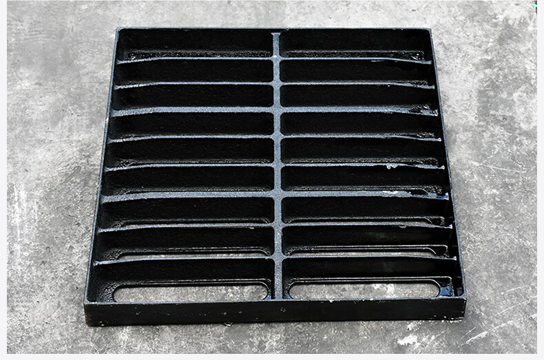 方形球墨铸铁水篦子路边重型排水沟盖板雨污铁可过车篦子 500x500x50