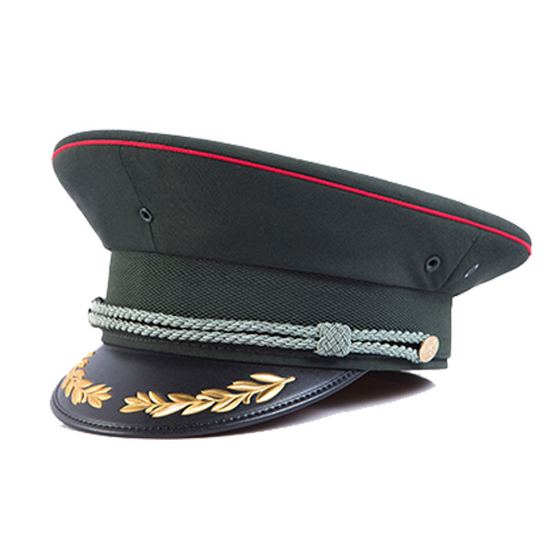 大檐帽陆演出收藏陆士海空武保安卷檐帽平顶帽大檐子帽盖帽崆士56