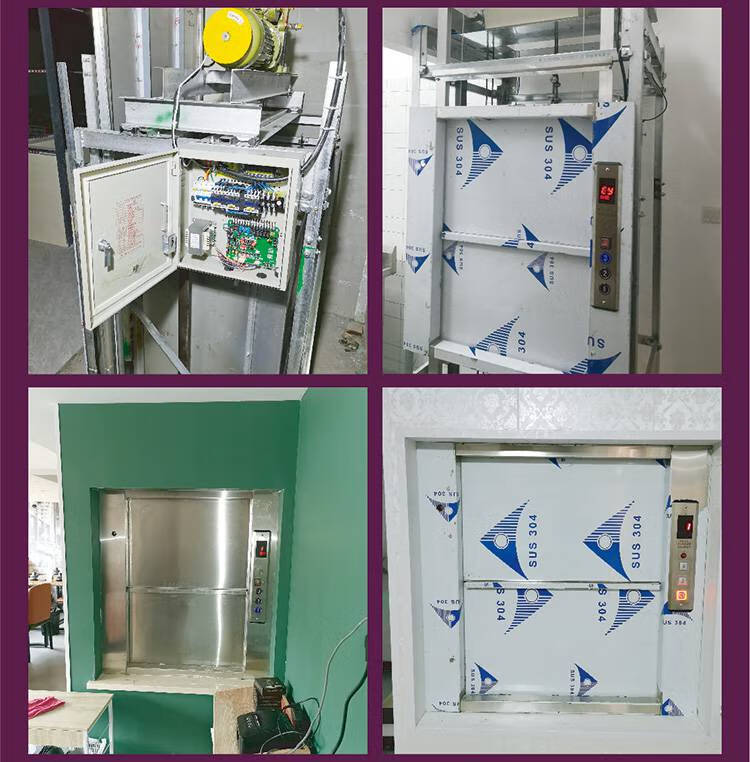 传菜机饭店酒店厨房餐梯传菜电梯升降机曳引式小型提升机食梯 货到款3