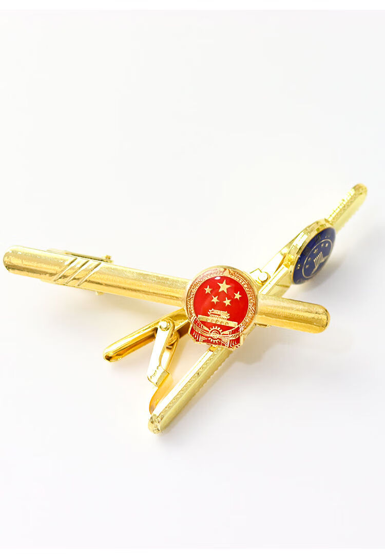 clarekalen 领带夹男士【一个】律师领带夹徽章标志领带夹 领带夹 1只