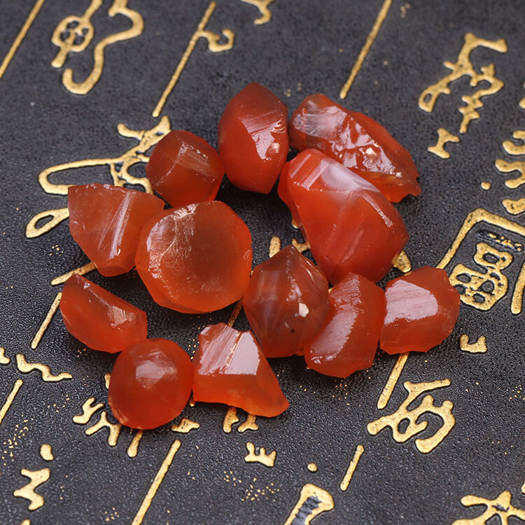 古珍无优化南红玛瑙原石保山原料毛料原矿冰红柿子红南红466送长辈