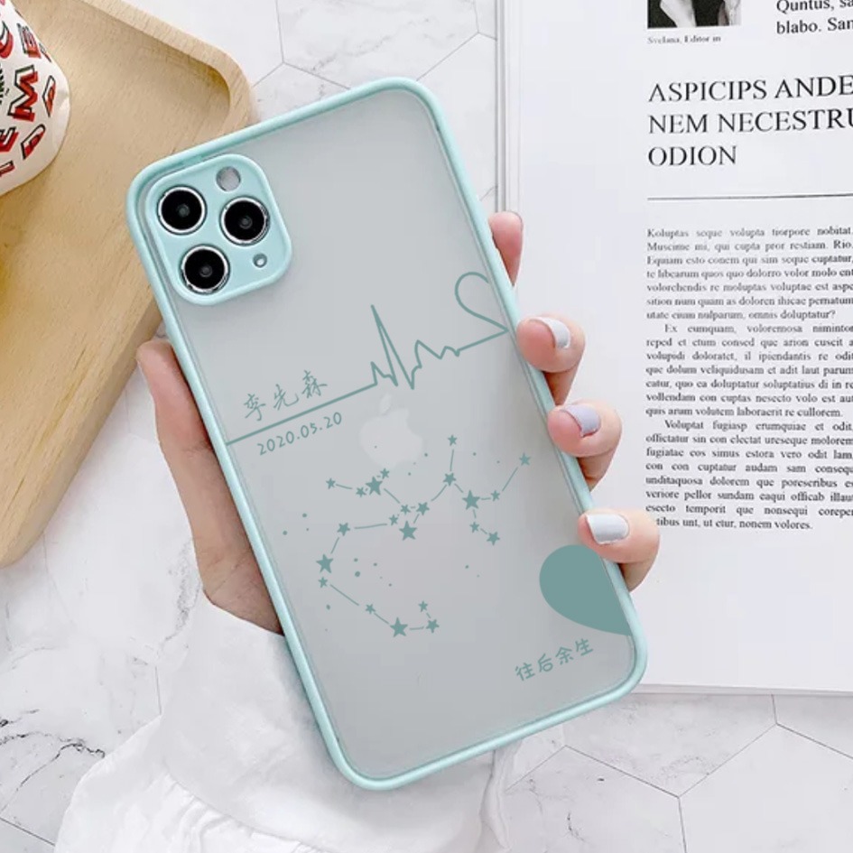 情侣手机壳定制vivox50自定义华为nova9文艺12硅胶任意机型苹果13联语