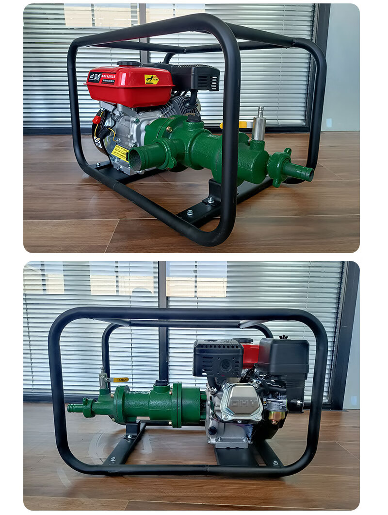 柴油高山泵汽油高扬程抽水泵农用手动自吸泵螺杆泵山地灌溉输水电168