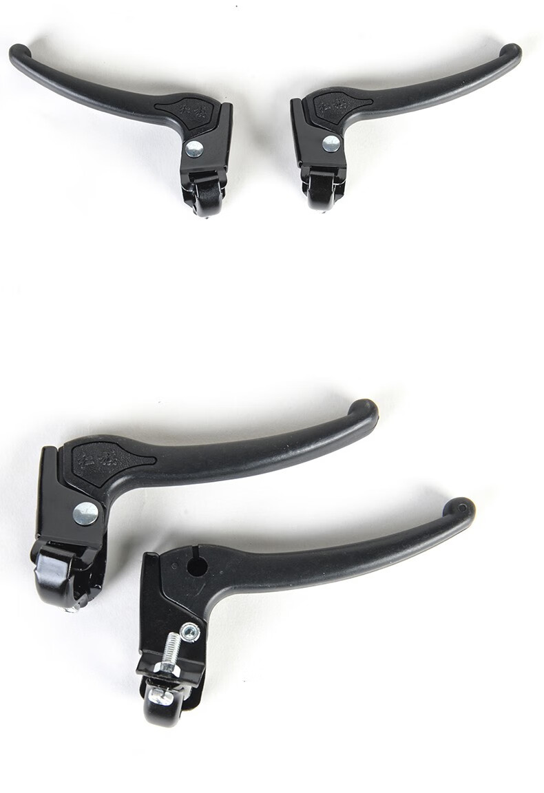 吉家配件轮椅两边驻力肘式手闸前刹车后刹车一对扎线刹车线一条前刹车