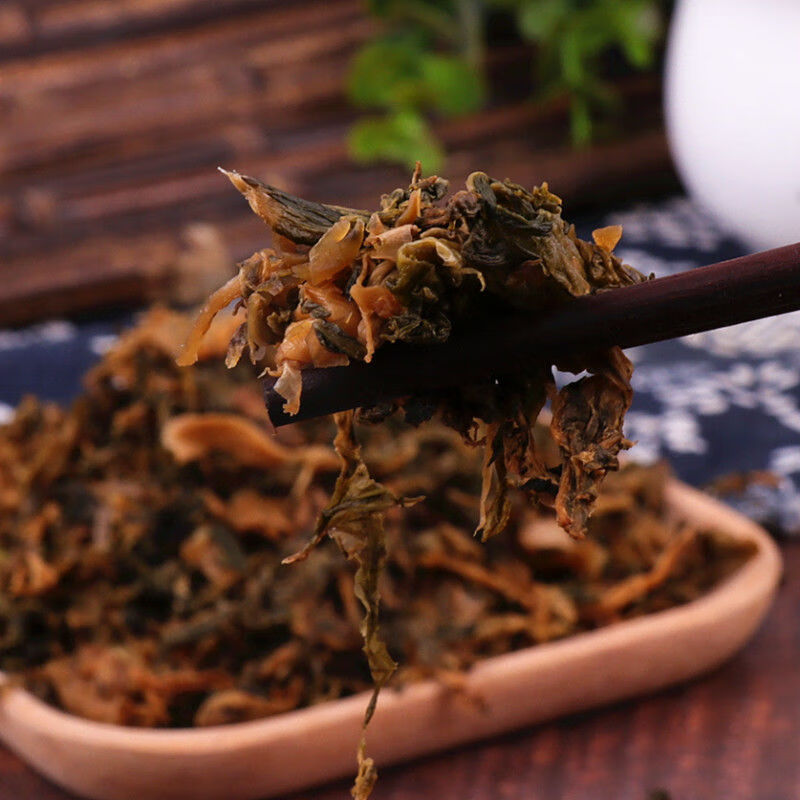 四川盐菜梅干菜农家手工干腌菜脱水蔬菜扣肉打底广安老坛盐菜家用半斤