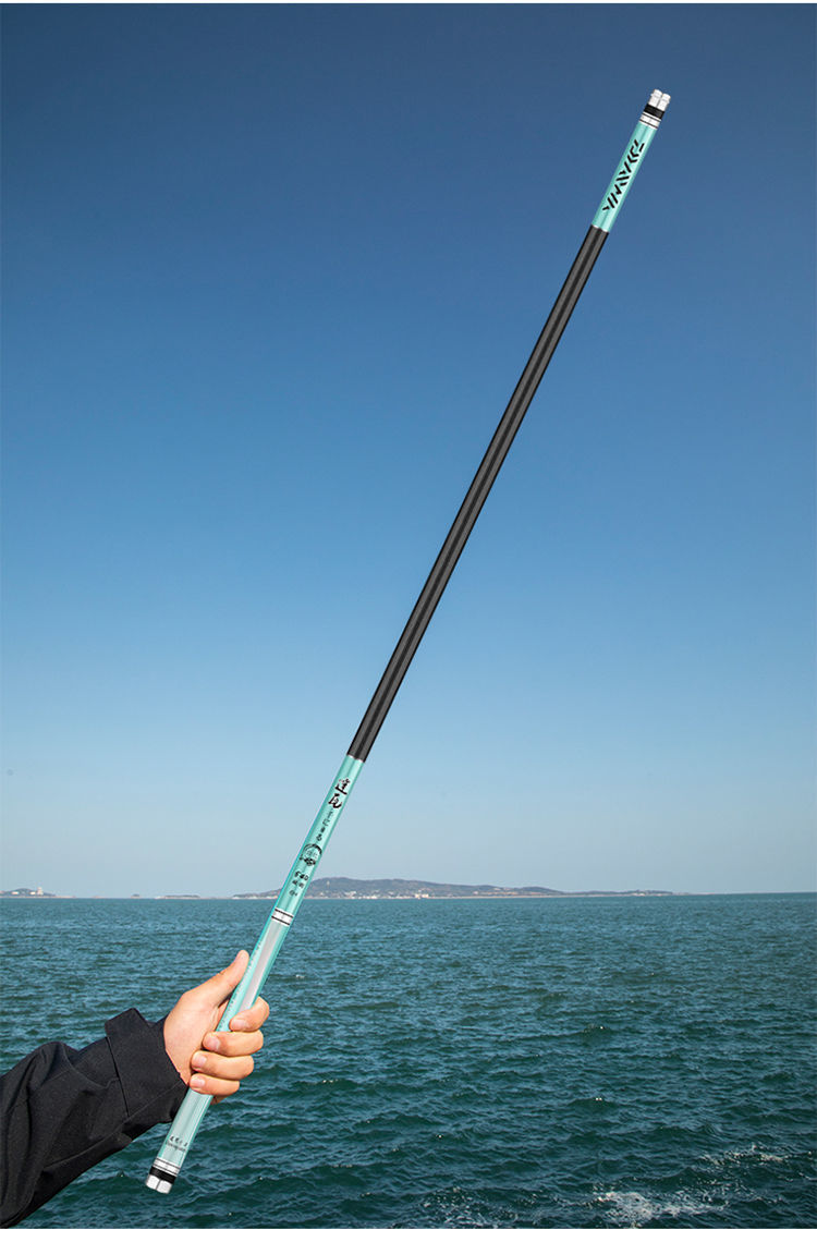 冬季精选鱼竿手竿超轻超硬台钓竿长节碳素鱼竿手杆钓鱼竿渔具套装6h28