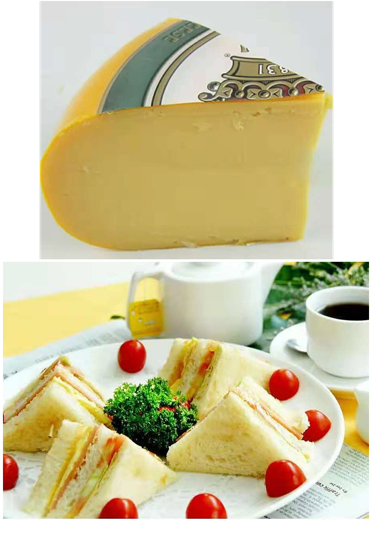 kroon皇冠车轮黄波奶酪芝士500g真空装荷兰进口即食搭配红酒500克真空
