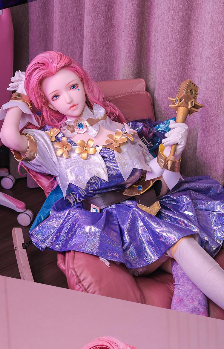 魔族人形等身关节可动硅胶仿真1:1二次元游戏萨勒芬妮娃娃 铂金硅胶头