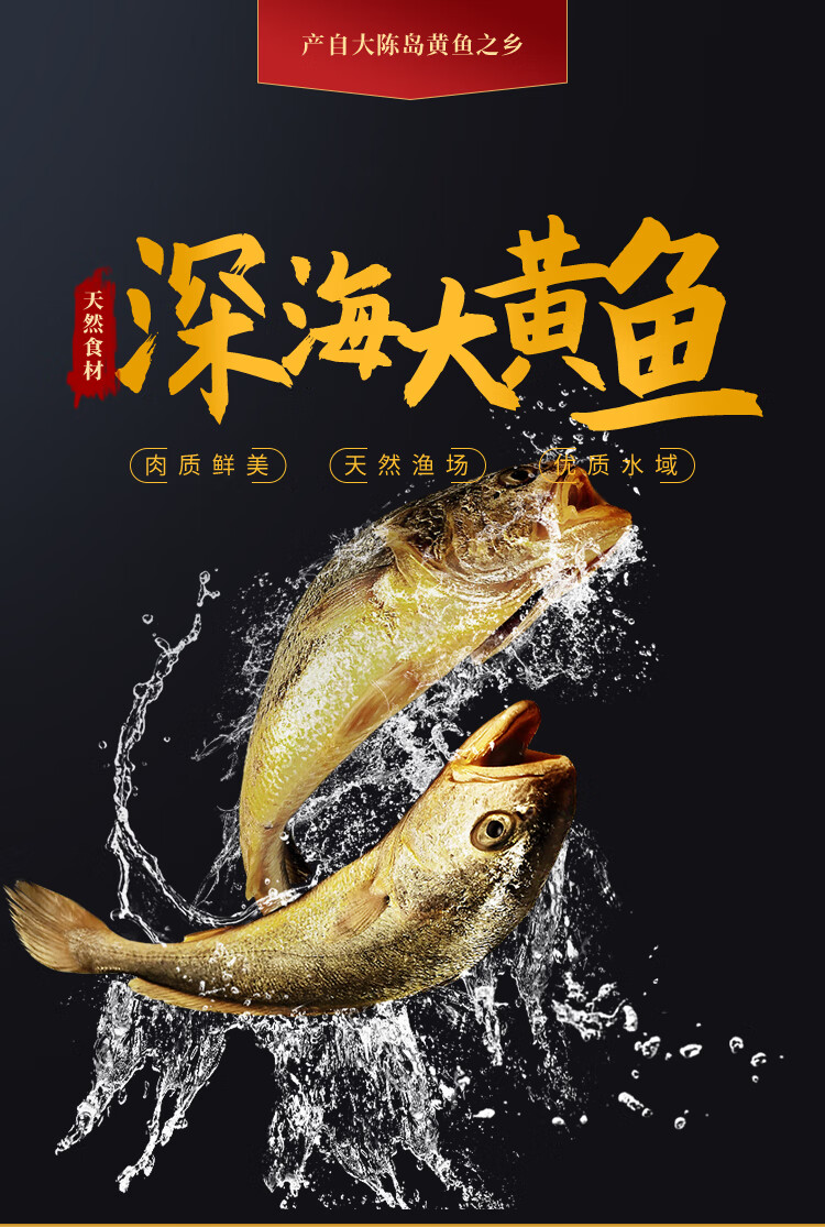 louise正宗东海大陈岛大黄鱼新鲜黄鱼鲞新鲜黄花鱼冰鲜海鲜舟山特产
