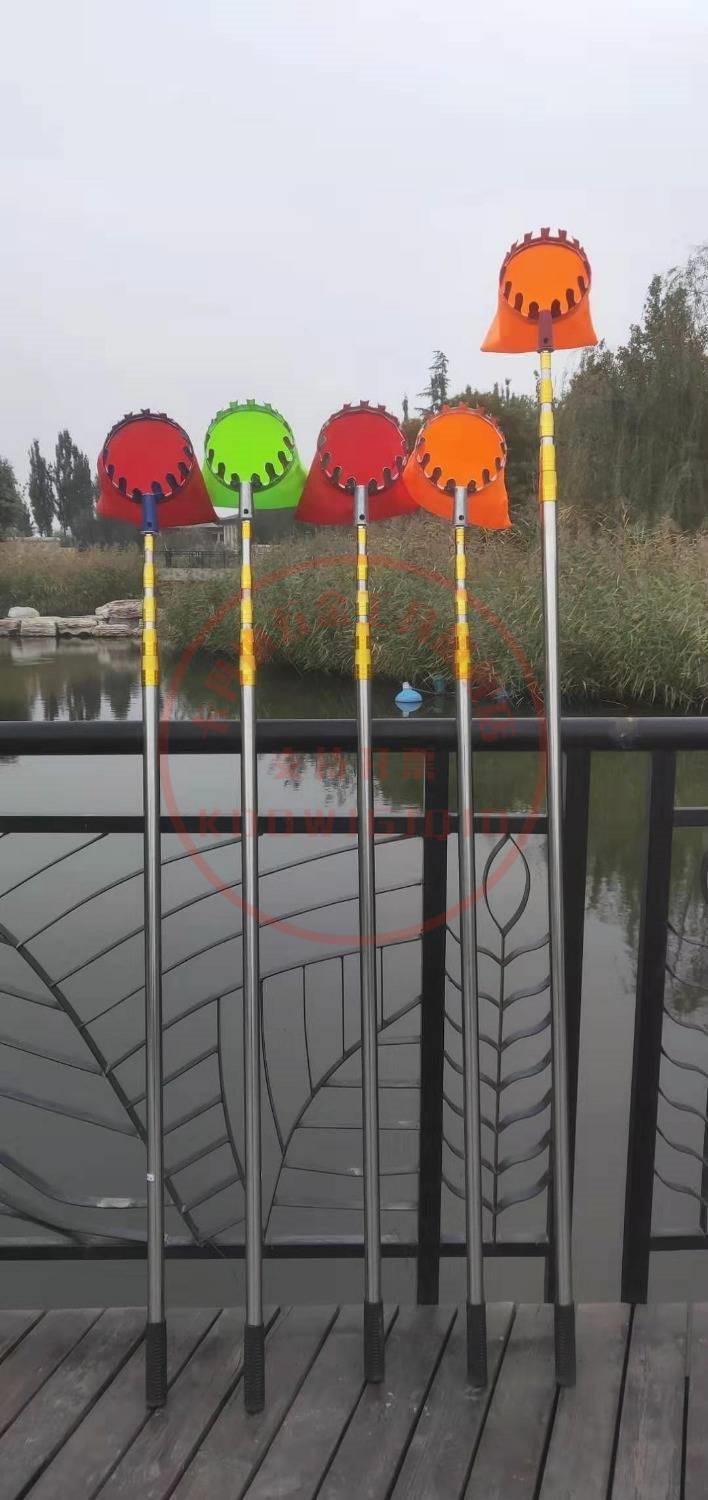 摘核桃神器采果摘苹果打山核桃杆多功能摘果神器采摘杆伸缩杆 加厚镀