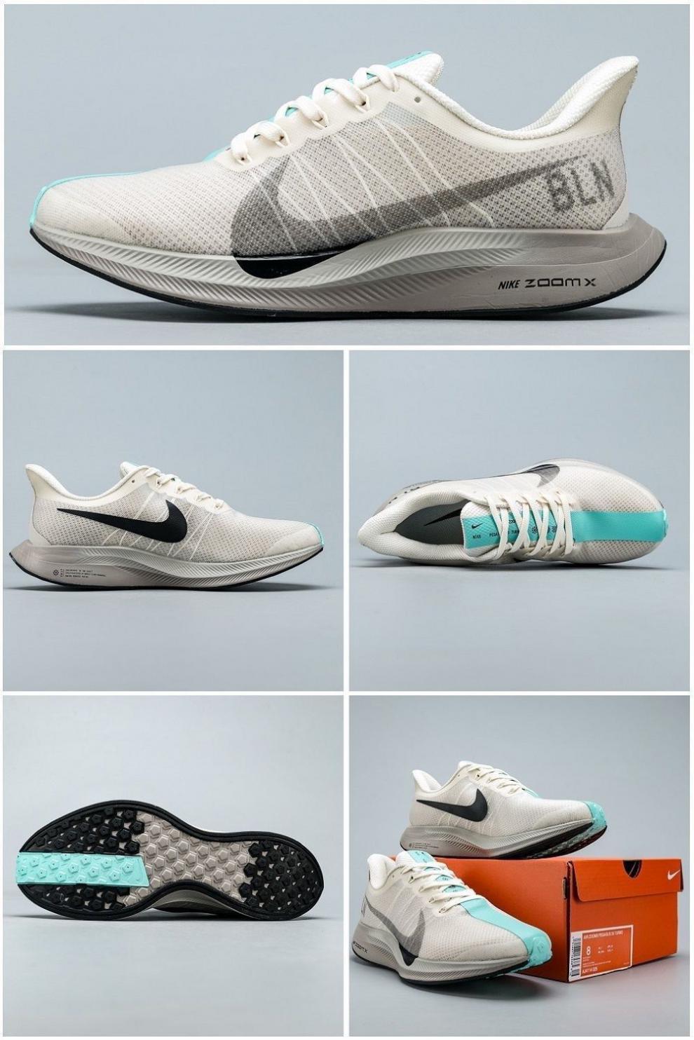 新款飞马35代跑步鞋登月35xzoom学生体考跑鞋气垫缓震运动鞋35x薄荷绿