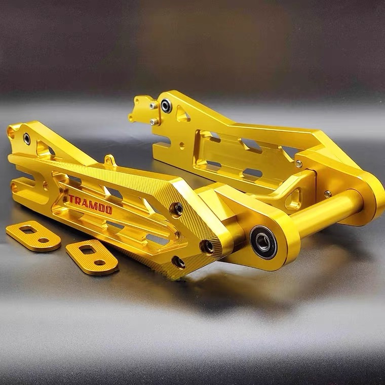 适用于【雅迪x5】双管平叉电摩小大牛n1s ngt直上改装后铝合金电动车