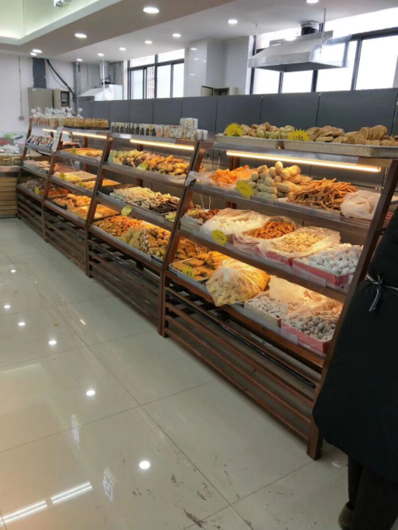 小型面包架展示架糕点柜边柜小型面包店货架陈列架面包柜面包展示柜