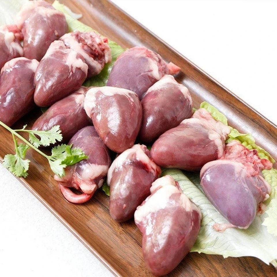 鹅心鹅肝鹅肠火锅食材去油去苦胆鹅心肝内脏新鲜冷冻鹅肠4斤装