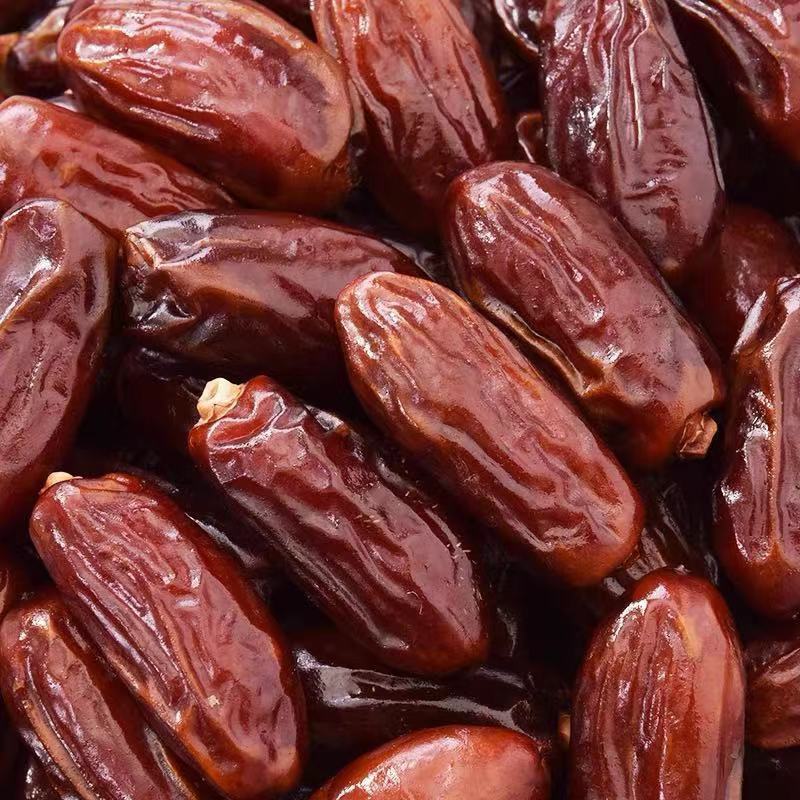 伊朗黑椰枣批发黑椰枣正宗新鲜椰枣饱满煮粥煲汤糕点大椰枣 精选黑