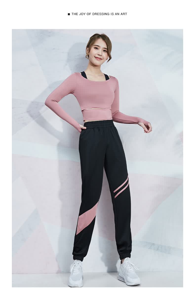 风尚律动轻奢高档瑜伽服套装女秋冬款修身显瘦时尚高端网红速干跑步